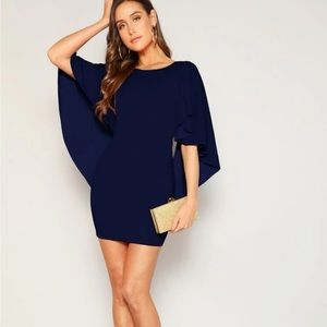 Blue Backless mini